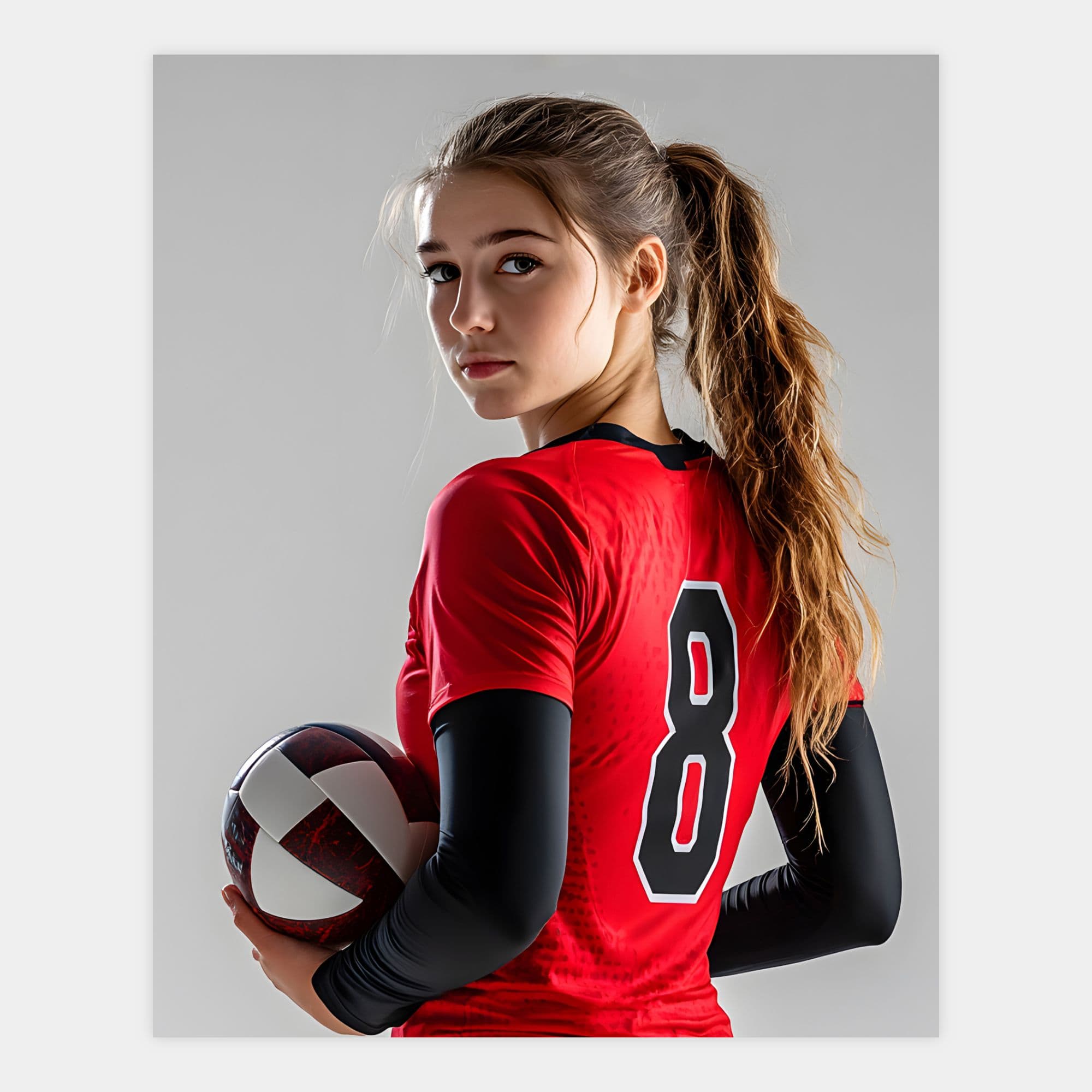 image of a youth sports soccer portrait