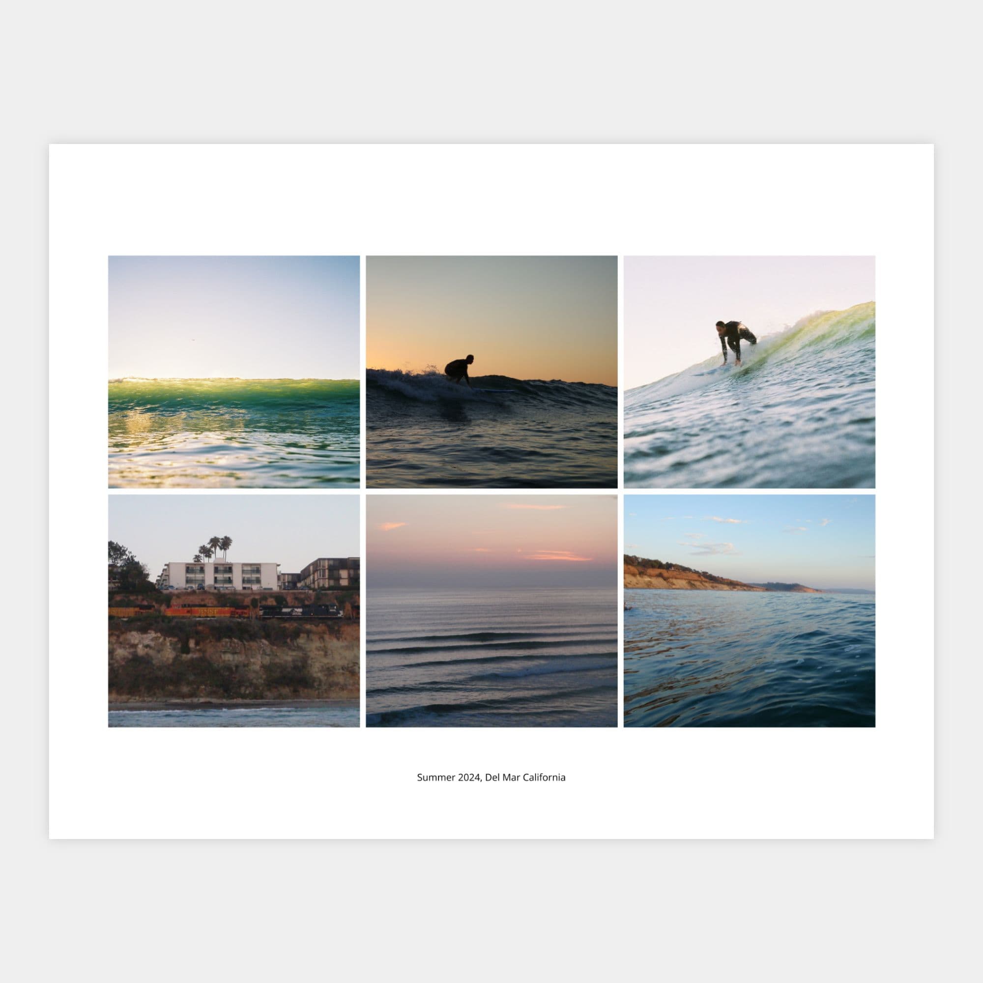 image of a simple 6 photo collage